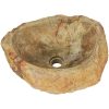 Handfat 45x35x15 cm fossilsten gräddvit vidaXL – miniatyr 6