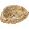 Handfat 45x35x15 cm fossilsten gräddvit vidaXL – miniatyr 8