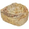Handfat 45x35x15 cm fossilsten gräddvit vidaXL – miniatyr 10