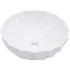 Handfat 46x17 cm keramik vit vidaXL – miniatyr 2