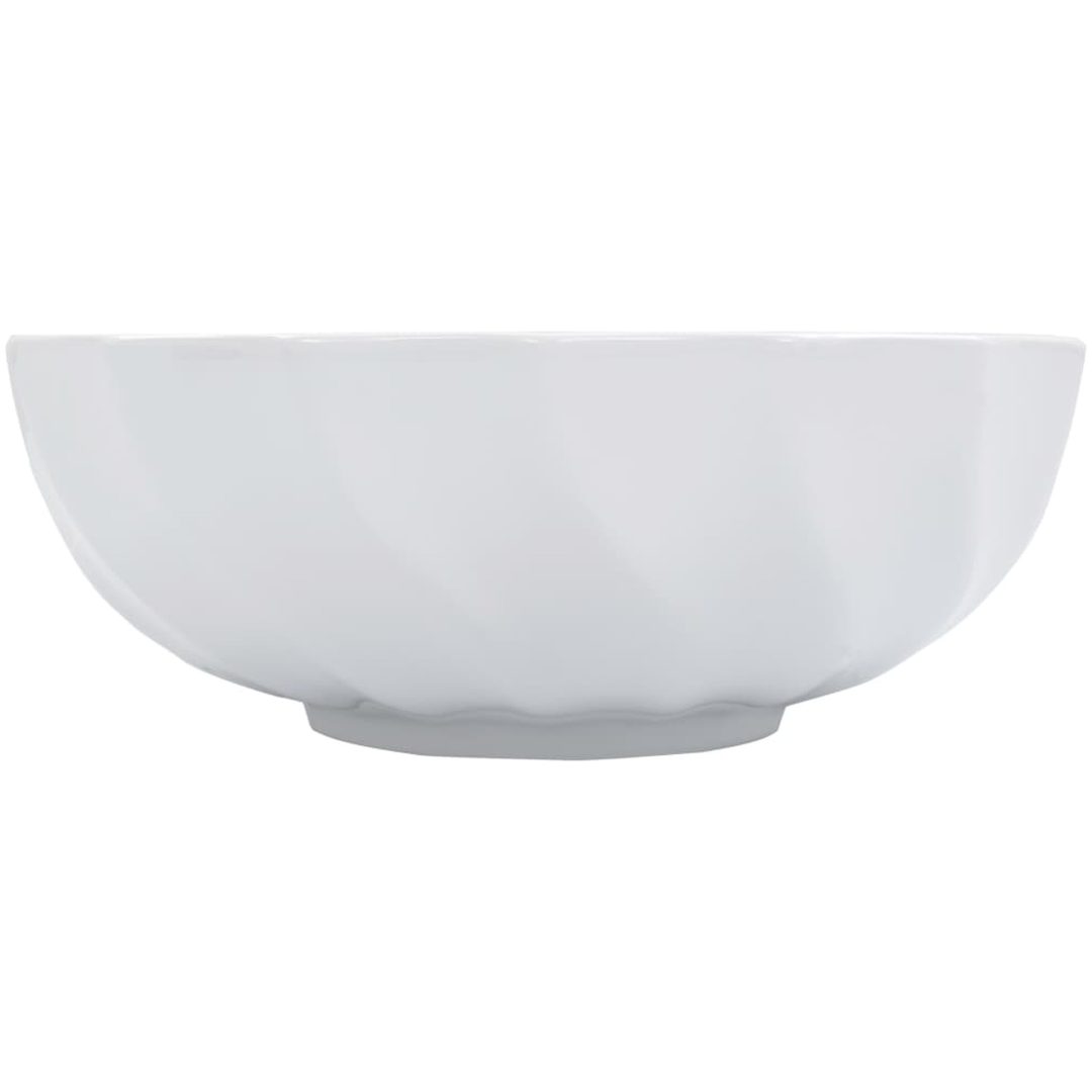 Handfat 46x17 cm keramik vit vidaXL – bild 4