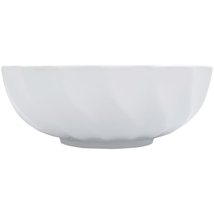 Handfat 46x17 cm keramik vit vidaXL – bild 4