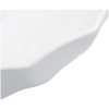 Handfat 46x17 cm keramik vit vidaXL – miniatyr 5