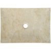 Handfat 50x35x12 cm marmor gräddvit vidaXL – miniatyr 5