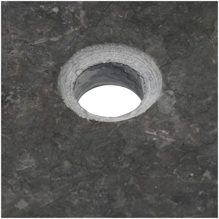 Handfat 50x35x12 cm marmor svart vidaXL – bild 7
