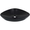 Handfat 58,5x39x14 cm keramik svart vidaXL – miniatyr 1