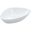 Handfat 58,5x39x14 cm keramik vit vidaXL – miniatyr 2