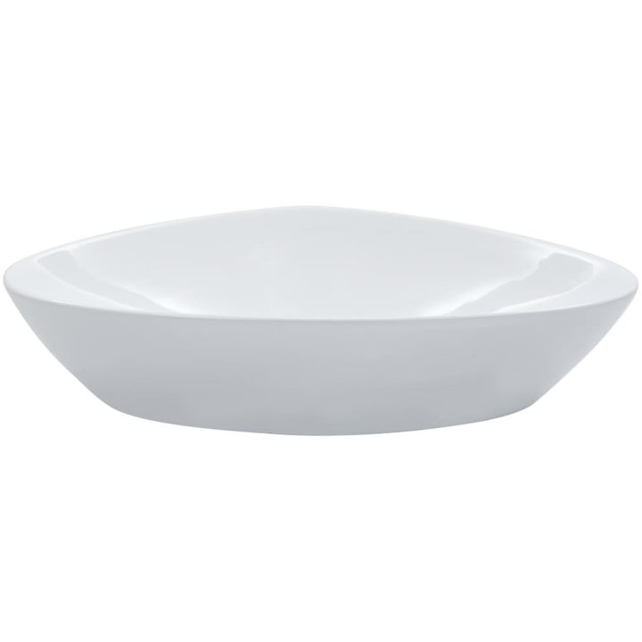 Handfat 58,5x39x14 cm keramik vit vidaXL – bild 3