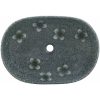 Handfat blå oval keramik vidaXL 59 x 40 x 14 cm – miniatyr 6