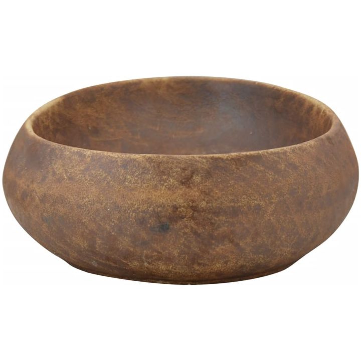 Handfat brun oval keramik vidaXL 59 x 40 x 15 cm – bild 5