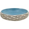 Handfat flerfärgad oval keramik vidaXL 59 x 40 x 15 cm – miniatyr 4