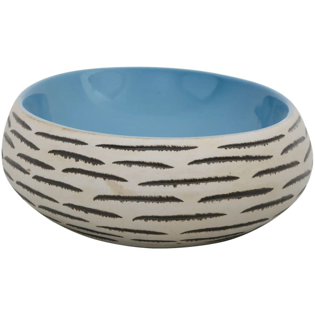Handfat flerfärgad oval keramik vidaXL 59 x 40 x 15 cm – bild 5