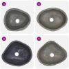 Handfat flodsten oval (29-38)x(24-31) cm vidaXL 29 - 38 cm – miniatyr 5