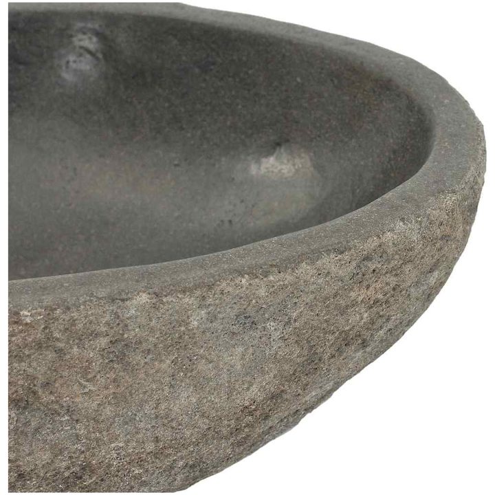 Handfat flodsten oval (29-38)x(24-31) cm vidaXL 29 - 38 cm – bild 6
