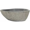 Handfat flodsten oval (37-46)x(29-36) cm vidaXL (37 - 46) x (29 - 36) x 15 cm – miniatyr 5