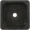 Handfat flodsten svart vidaXL 30 x 30 x 15 cm – miniatyr 4