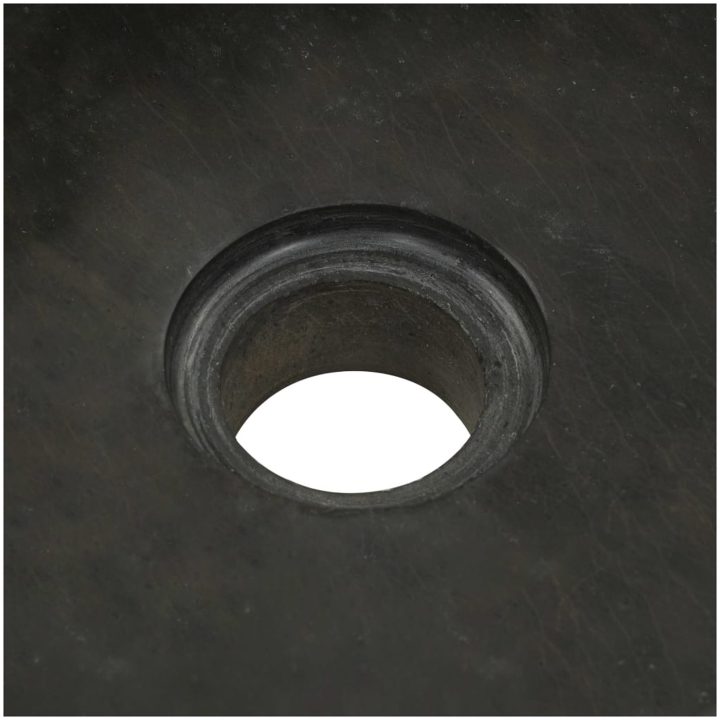 Handfat flodsten svart vidaXL 30 x 30 x 15 cm – bild 7