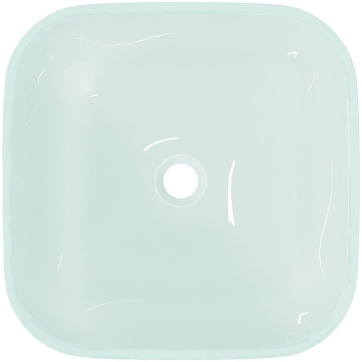 Handfat glas 42x42x14 cm frostat vidaXL – bild 4