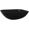 Handfat glas 42x42x14 cm svart vidaXL – miniatyr 2