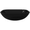 Handfat glas 42x42x14 cm svart vidaXL – miniatyr 3