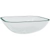 Handfat glas 42x42x14 cm transparent vidaXL – miniatyr 2