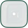 Handfat glas 42x42x14 cm transparent vidaXL – miniatyr 4