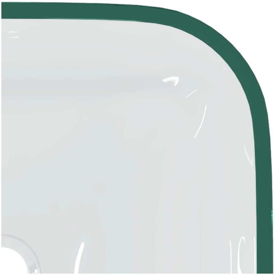 Handfat glas 42x42x14 cm transparent vidaXL – bild 5