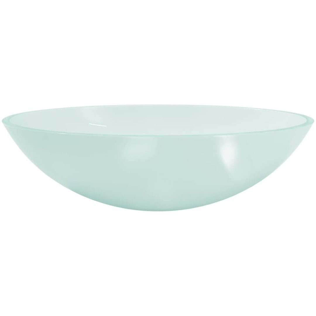 Handfat glas 50x37x14 cm frostat vidaXL – bild 3