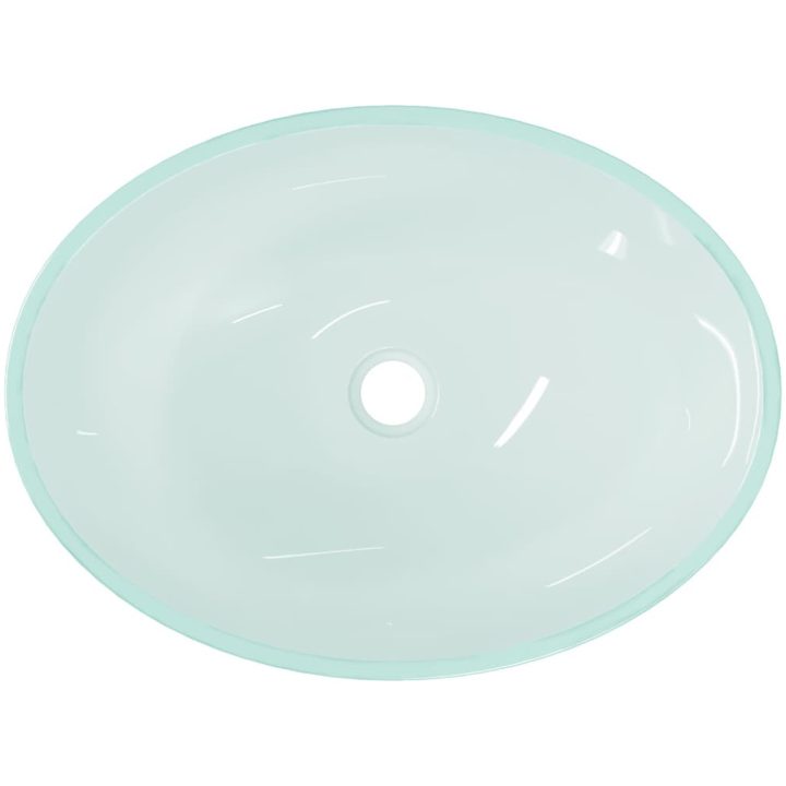 Handfat glas 50x37x14 cm frostat vidaXL – bild 5