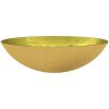 Handfat glas 50x37x14 cm guld vidaXL – miniatyr 3