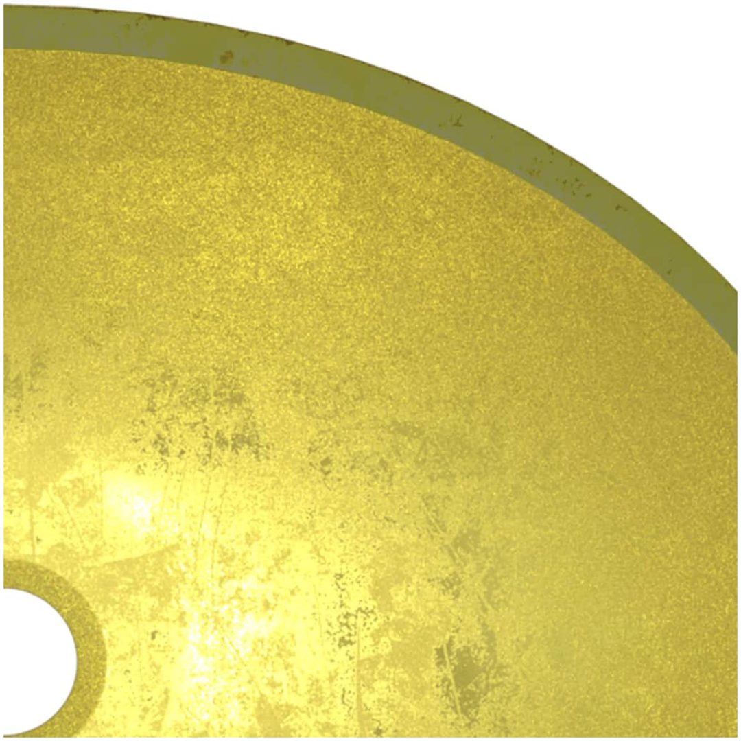 Handfat glas 50x37x14 cm guld vidaXL – bild 6