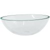 Handfat glas 50x37x14 cm transparent vidaXL – miniatyr 2