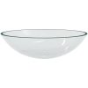 Handfat glas 50x37x14 cm transparent vidaXL – miniatyr 3