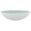 Handfat glas 50x37x14 cm vit vidaXL – miniatyr 3