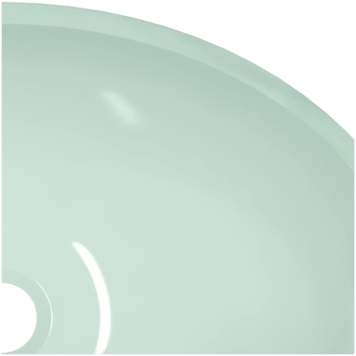 Handfat glas 50x37x14 cm vit vidaXL – bild 6