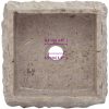 Handfat grå 30x30x13 cm marmor vidaXL – miniatyr 12