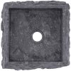 Handfat grå 30x30x13 cm marmor vidaXL – miniatyr 8