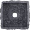 Handfat grå 30x30x13 cm marmor vidaXL – miniatyr 9