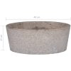 Handfat grå ⌀40x15 cm marmor vidaXL – miniatyr 5