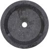 Handfat grå ⌀40x15 cm marmor vidaXL – miniatyr 8