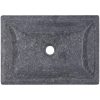 Handfat grå 50x35x10 cm marmor vidaXL – miniatyr 9