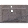 Handfat grå 58x39x10 cm marmor vidaXL – miniatyr 12