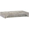 Handfat grå 58x39x10 cm marmor vidaXL – miniatyr 5