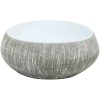 Handfat grå och blå oval keramik vidaXL 59 x 40 x 15 cm – miniatyr 5