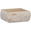 Handfat gräddvit 30x30x13 cm marmor vidaXL – miniatyr 2
