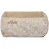 Handfat gräddvit 30x30x13 cm marmor vidaXL – miniatyr 4