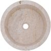 Handfat gräddvit ⌀40x15 cm marmor vidaXL – miniatyr 9