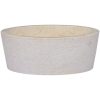 Handfat gräddvit ⌀40x15 cm marmor vidaXL – miniatyr 1