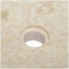 Handfat gräddvit 50x35x10 cm marmor vidaXL – miniatyr 7