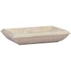 Handfat gräddvit 50x35x10 cm marmor vidaXL – miniatyr 2